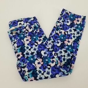 Gymboree Butterfly Garden Blue Sapphire Flower Pants Girls Size 5 NWOT